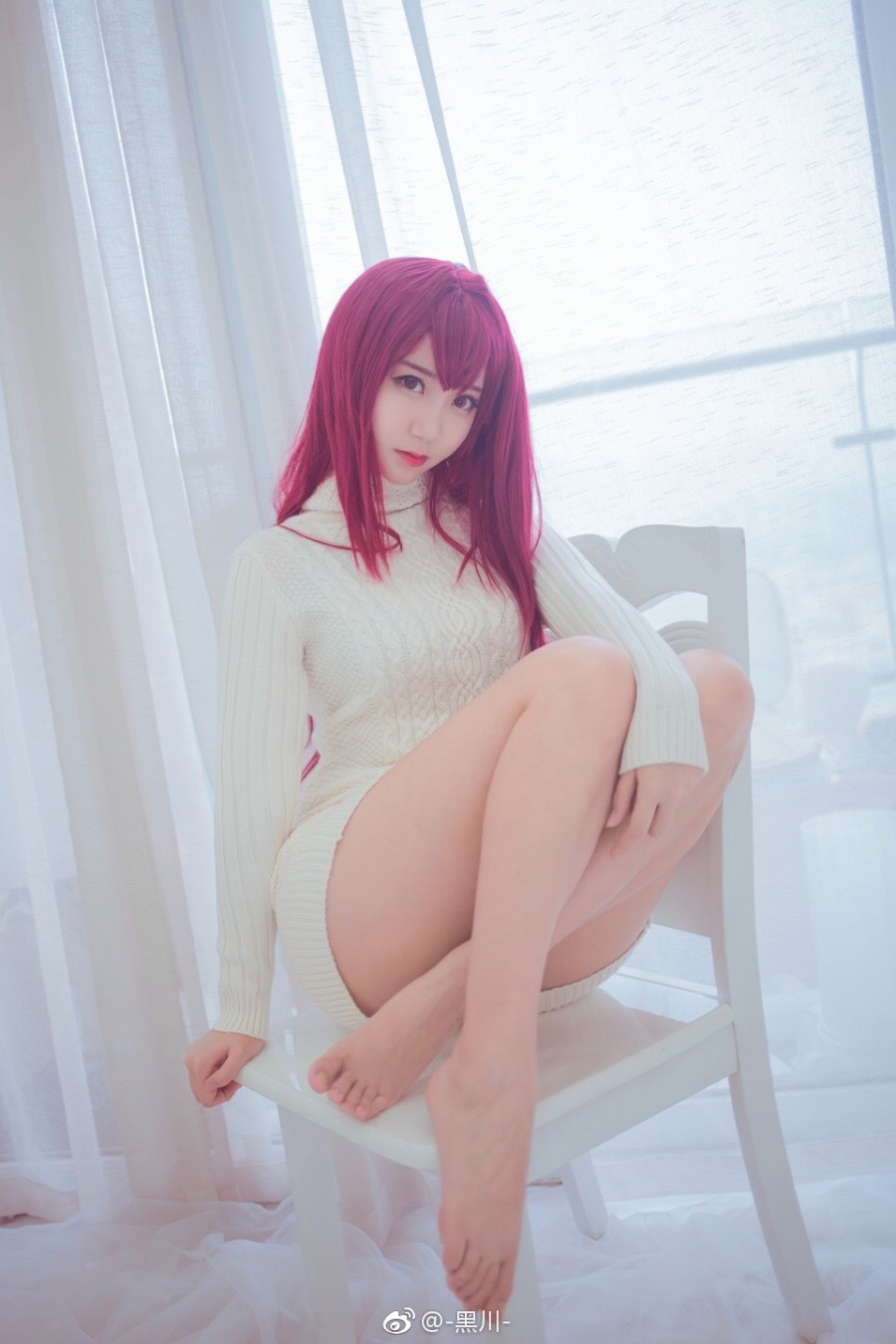 逆天颜值Coser「黑川」呆萌模样让粉丝瞬间恋爱了!插图10 逆天颜值Coser「黑川」呆萌模样让粉丝瞬间恋爱了!插图10